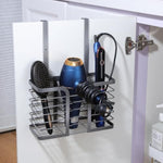 Bathroom Hair Styling Tools Organizer Basket for Hair Dryer, Flat Iron, Curling Wand