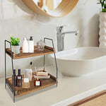 2 Tier Kitchen Counter Shelf Organizer