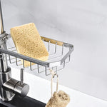 Sponge Holder Over Faucet Kitchen Sink Caddy Organizer
