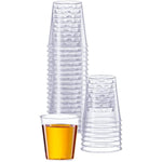 Comfy Package Clear Hard Plastic Cups Tumblers
