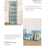 Plastic Shoes Storage Cabinet DIY Cube Organizer