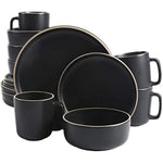16 Piece Round Kitchen Dinnerware Sets Service For Four