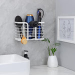 Bathroom Hair Styling Tools Organizer Basket for Hair Dryer, Flat Iron, Curling Wand