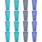 Splash 18 Ounce Plastic Stackable Water Tumblers