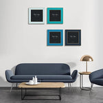 Modern photo frame with HD Real Glass, Family Friends Gift for Halloween and Christmas, Wall Mounted or Tabletop Display