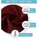 Self Stick Tie Up Shades Tricia Door Window - W 26 x L 69 inches