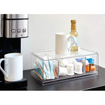 Plastic Stackable Tea Bag Organizer for Kitchen Cabinets and Countertops