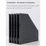 High Impact Polystyrene Collapsible Magazine File Holder