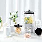 Dispenser Apothecary Jars Bathroom Set with Labels