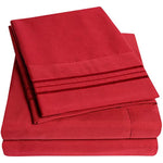 Luxury Bed Sheets And Pillowcase Set - Extra Soft, Elastic Corner Straps ( Twin & Twin Xl)