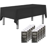 Premium Disposable Plastic Tablecloth Waterproof Covers For Indoor Or Outdoor Events