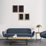 Modern photo frame with HD Real Glass, Family Friends Gift for Halloween and Christmas, Wall Mounted or Tabletop Display