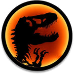 Jurassic Park T Rex Logo Led Wall Light Sign Ready To Hang Wall Decor Artwork