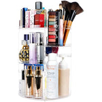 DIY Detachable Spinning Cosmetic Makeup Caddy Storage