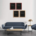 Modern photo frame with HD Real Glass, Family Friends Gift for Halloween and Christmas, Wall Mounted or Tabletop Display