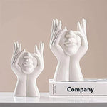 Feminist Minimalism Decorative Modern Nordic Style Flower Vase for Living Room