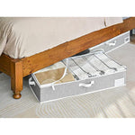 Under Bed Storage Containers with Zippers for Cloths & Blankets