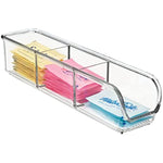 Plastic Packet Organizer Kitchen Storage Containers for Sugar, Salt, Pepper, Sweeteners & Tea Bags