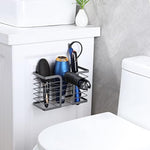 Bathroom Hair Styling Tools Organizer Basket for Hair Dryer, Flat Iron, Curling Wand