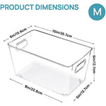 Food Storage Bins with Handle for Refrigerator