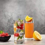 Highball Drinking Glasses Italian Made Tall Glass Cups Water Glasses Cocktail Glasses