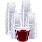 Comfy Package Clear Hard Plastic Cups Tumblers