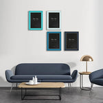 Modern photo frame with HD Real Glass, Family Friends Gift for Halloween and Christmas, Wall Mounted or Tabletop Display