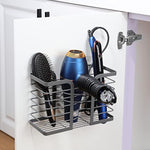 Bathroom Hair Styling Tools Organizer Basket for Hair Dryer, Flat Iron, Curling Wand