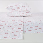 Turkish Cotton 100 Holiday Flannel Sheet Set California King King Queen