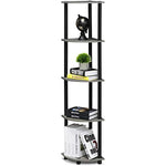 5 Tier Corner Display Rack Multipurpose Shelving Unit