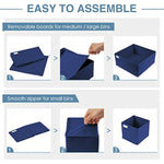 Foldable Closet Organizers and Storage Dresser Drawer Dividers for Clothes, Socks, Scarves & Ties