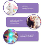 Unicorn Stuffed Animal Toy With Light