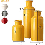 Modern Decorative Vases for Shelf Decor,Fireplaces Decor & Living Room - Set Of 3