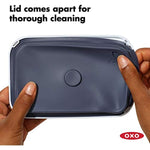 4-Piece Mini POP Container Set With White Lids