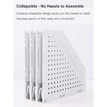 High Impact Polystyrene Collapsible Magazine File Holder