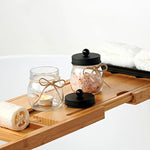 Mason Jar Decor Bathroom Vanity Storage Organizer Canister