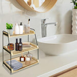 2 Tier Kitchen Counter Shelf Organizer