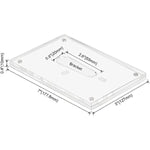 Minimalist Picture Frame Acrylic Glass Photo Frame with Magnetic Desktop Display Horizontally or Vertically