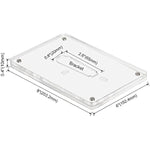 Minimalist Picture Frame Acrylic Glass Photo Frame with Magnetic Desktop Display Horizontally or Vertically