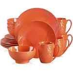 16 Piece Porcelain Dish Sets White Plates And Bowls Set