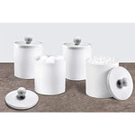 Dispenser Apothecary Jars Bathroom Set with Labels