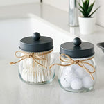 Mason Jar Decor Bathroom Vanity Storage Organizer Canister