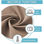 Self Stick Tie Up Shades Tricia Door Window - W 26 x L 69 inches