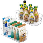Clear Plastic Bins For Fridge, Freezer & Kitchen
