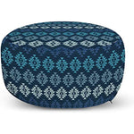 Decorative Soft Ottoman With Removable Cover