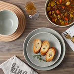 Stone Lain Lauren Stoneware Dinnerware Set 16 Piece Service For 4