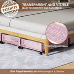 Under Bed Shoe Storage Organizer Drawer With Weels