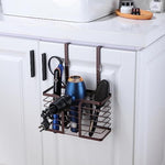 Bathroom Hair Styling Tools Organizer Basket for Hair Dryer, Flat Iron, Curling Wand