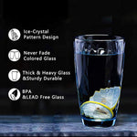 Highball Glass Tumbler Light Blue Set Of 6