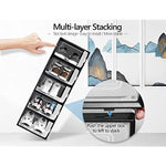 Large Shoe Organizers Storage Boxes For Closet 12 Pack Kuject Clear Plastic Stackable Shoe Containers Bins With Lids Great Substitute For Shoe Rack Under Bed Shoe Storage For Entryway Drop Front Fit Up To Womens Size 12 Black